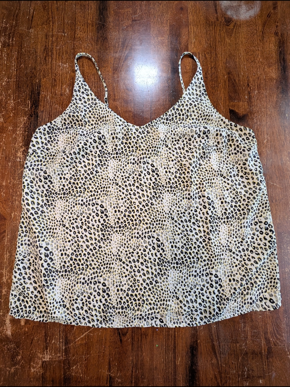 Banana Republic Sleeveless Leopard Print Camisole Womens Large Animal Print Tank